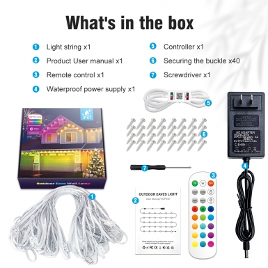 LED户外灯 - HCP044 蓝牙RGB屋檐灯